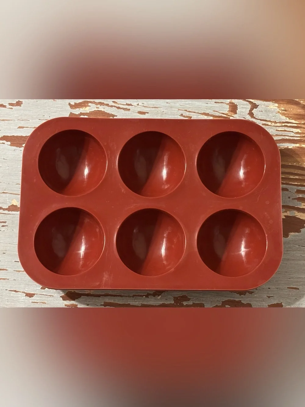 Brown Silicone Half-Sphere Baking Mold for Desserts - Hot Chocolate Bombs